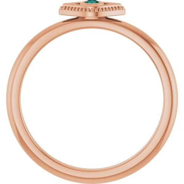 Stackable Evil Eye Ring Image 2 J. Meredith Jewelers Delafield, WI