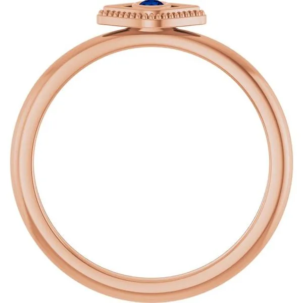 Stackable Evil Eye Ring Image 2 D&M Jewelers Green Bay, WI