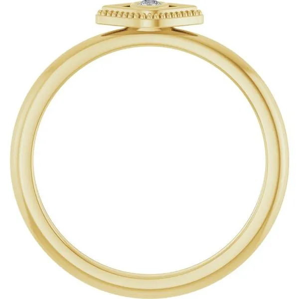 Stackable Evil Eye Ring Image 2 Hopman Jewelers Elkhart, IN