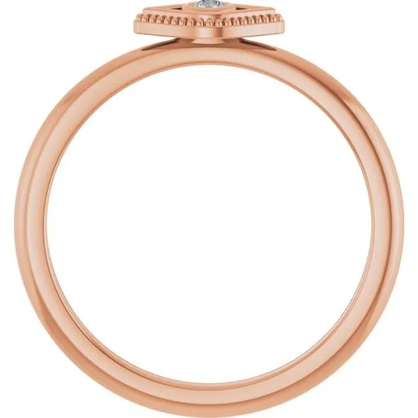 Stackable Evil Eye Ring Image 2 Hopman Jewelers Elkhart, IN