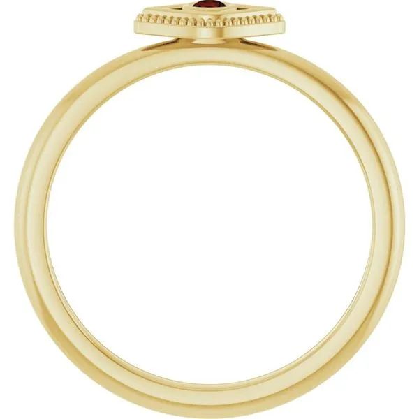 Stackable Evil Eye Ring Image 2 Cherry Street Jewelers Tulsa, OK