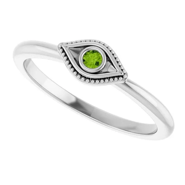 Stackable Evil Eye Ring Image 5 CBC Fine Jewelers El Paso, TX
