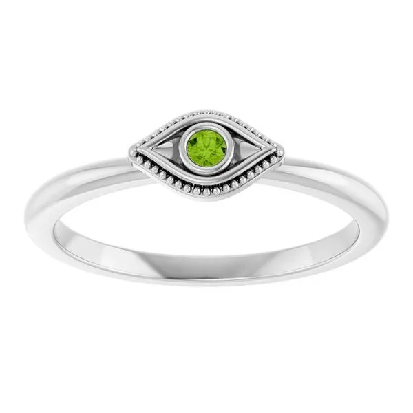 Stackable Evil Eye Ring Image 3 CBC Fine Jewelers El Paso, TX