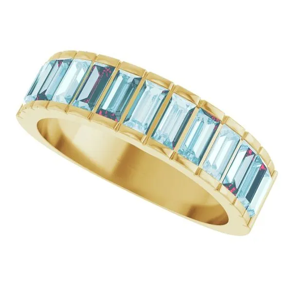 Channel-Set Baguette Ring Image 5 Rasmussen Jewelers Spanish Fork, UT