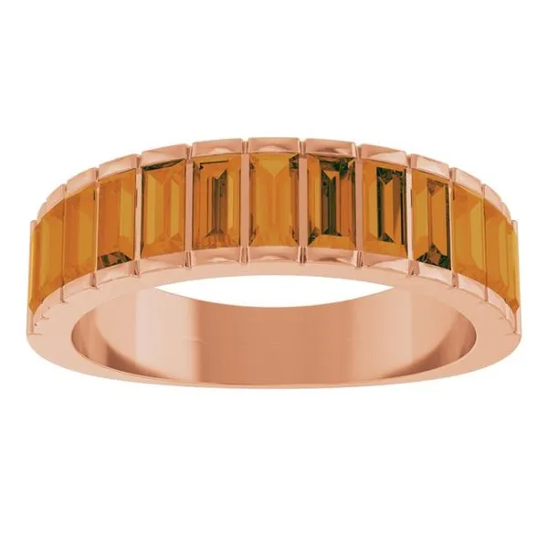 Channel-Set Baguette Ring Image 3 Bauble Patch Jewelers Comstock Park, MI