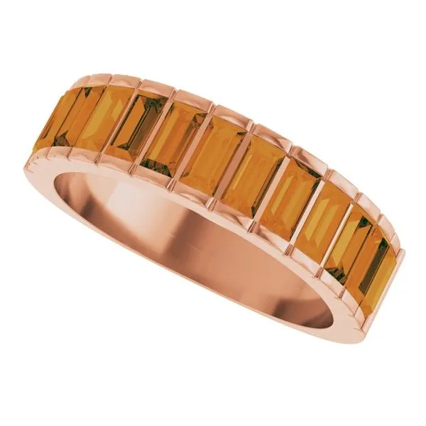 Channel-Set Baguette Ring Image 5 Bauble Patch Jewelers Comstock Park, MI