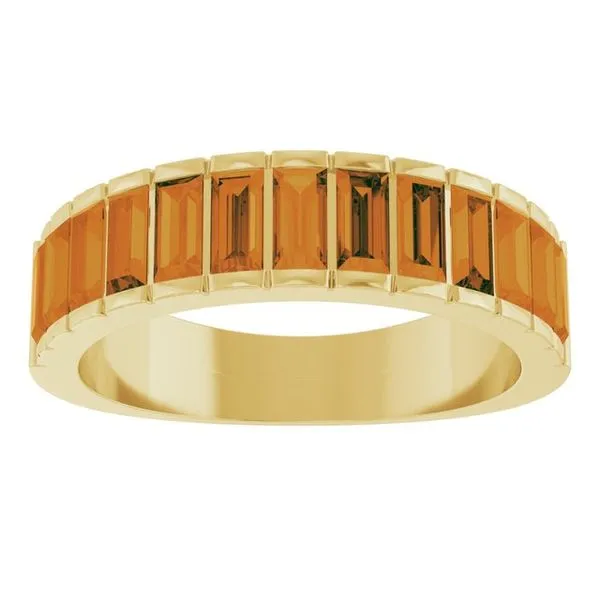 Channel-Set Baguette Ring Image 3 Cherry Street Jewelers Tulsa, OK