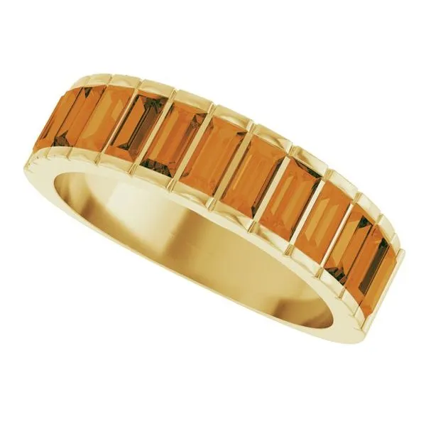 Channel-Set Baguette Ring Image 5 Cherry Street Jewelers Tulsa, OK