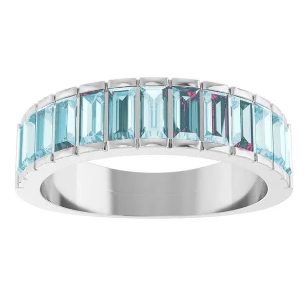 Channel-Set Baguette Ring Image 3 Leslie E. Sandler Fine Jewelry and Gemstones rockville , MD