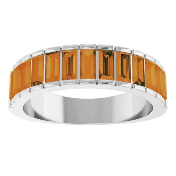 Channel-Set Baguette Ring Image 3 J. Meredith Jewelers Delafield, WI