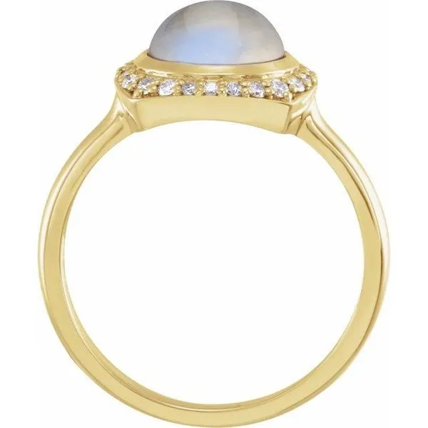 Halo-Style Cabochon Ring Image 2 Rasmussen Jewelers Spanish Fork, UT