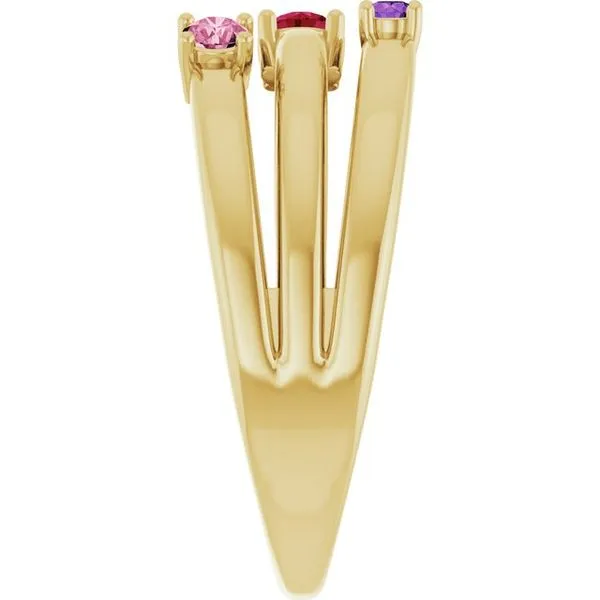 Negative Space Ring Image 4 Hopman Jewelers Elkhart, IN