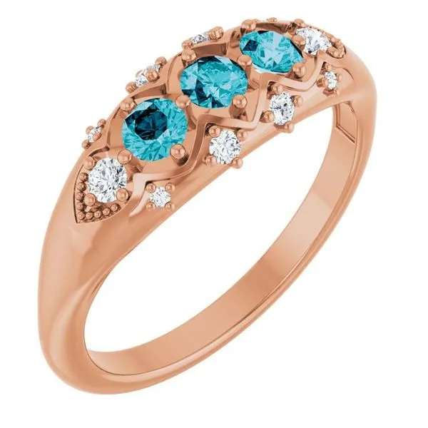 Accented Three-Stone Ring Boyd Jewelers Wesley Chapel, FL