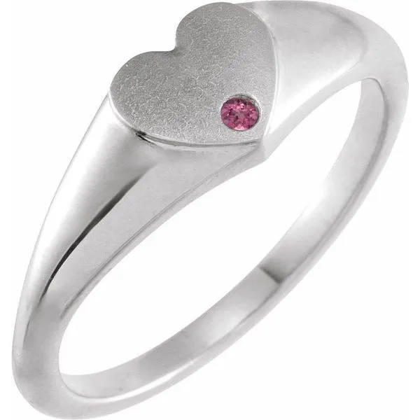 Heart Signet Ring Hopman Jewelers Elkhart, IN
