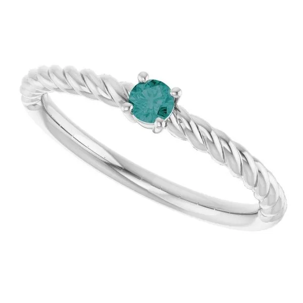 Rope Solitaire Ring Image 5 Hopman Jewelers Elkhart, IN