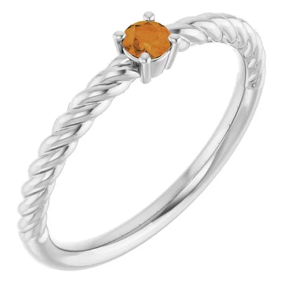 Rope Solitaire Ring Hopman Jewelers Elkhart, IN