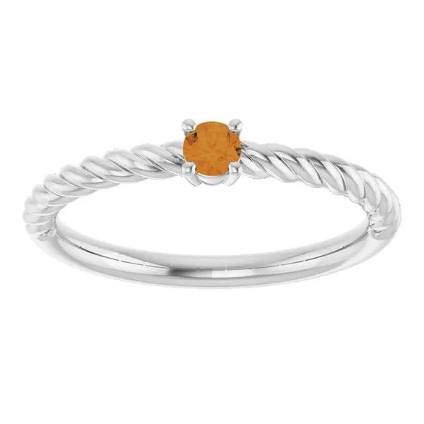 Rope Solitaire Ring Image 3 Moseley Diamond Showcase Inc Lexington, SC
