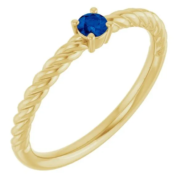 Rope Solitaire Ring Hopman Jewelers Elkhart, IN