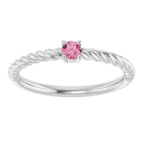 Rope Solitaire Ring Image 3 Milan's Jewelry Inc Sarasota, FL