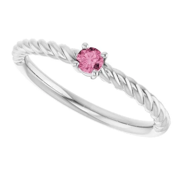 Rope Solitaire Ring Image 5 Milan's Jewelry Inc Sarasota, FL