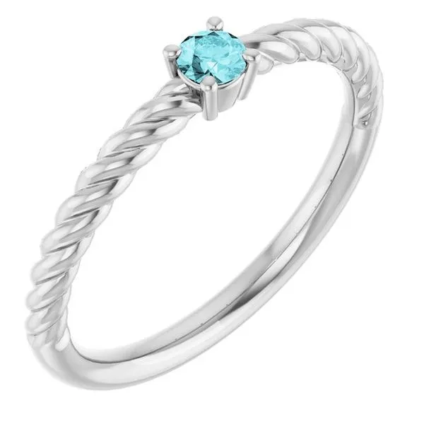 Rope Solitaire Ring Hopman Jewelers Elkhart, IN