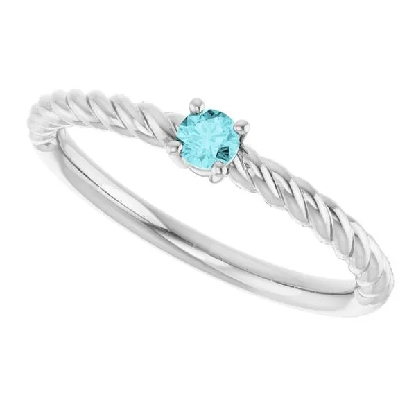 Rope Solitaire Ring Image 5 Rasmussen Jewelers Spanish Fork, UT