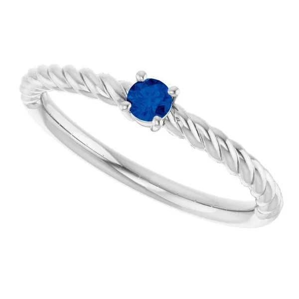 Rope Solitaire Ring Image 5 Rasmussen Jewelers Spanish Fork, UT