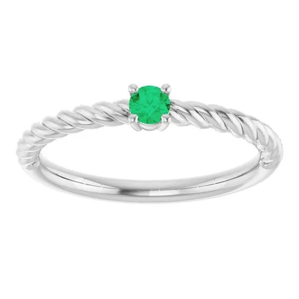 Rope Solitaire Ring Image 3 Hopman Jewelers Elkhart, IN