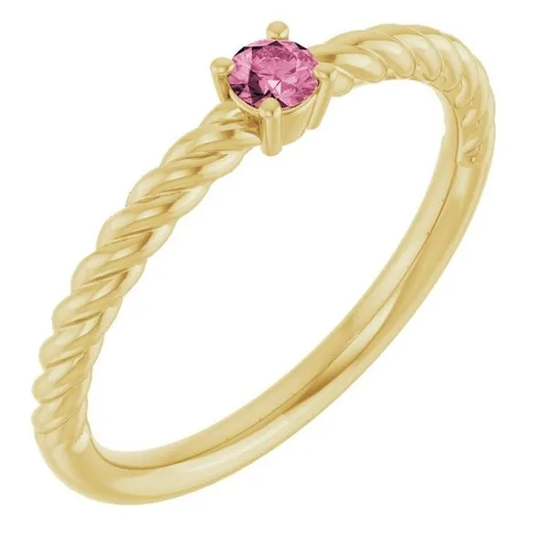 Rope Solitaire Ring Hopman Jewelers Elkhart, IN