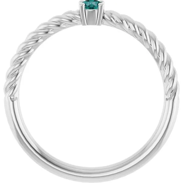 Rope Solitaire Ring Image 2 Jewelry Design Studio Jensen Beach, FL