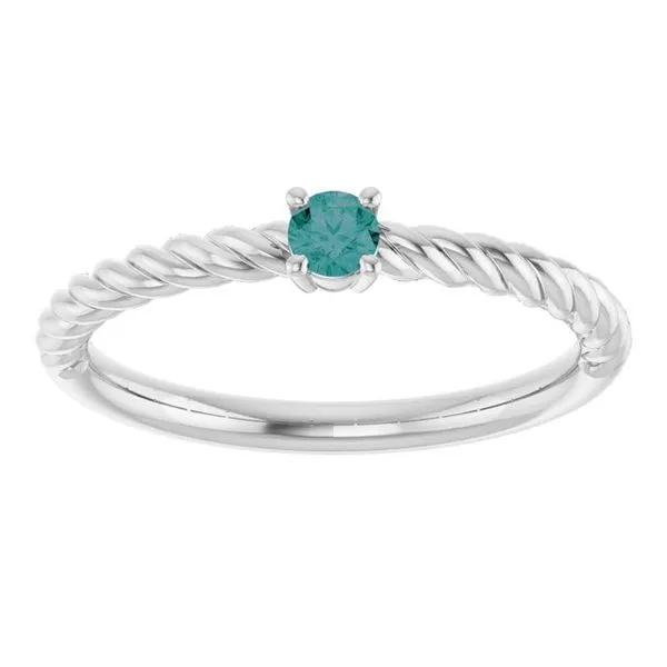 Rope Solitaire Ring Image 4 J. Meredith Jewelers Delafield, WI