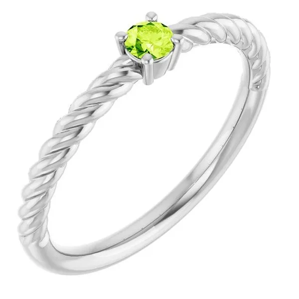 Rope Solitaire Ring Rasmussen Jewelers Spanish Fork, UT