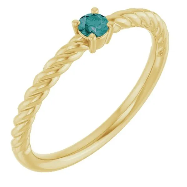 Rope Solitaire Ring Hopman Jewelers Elkhart, IN