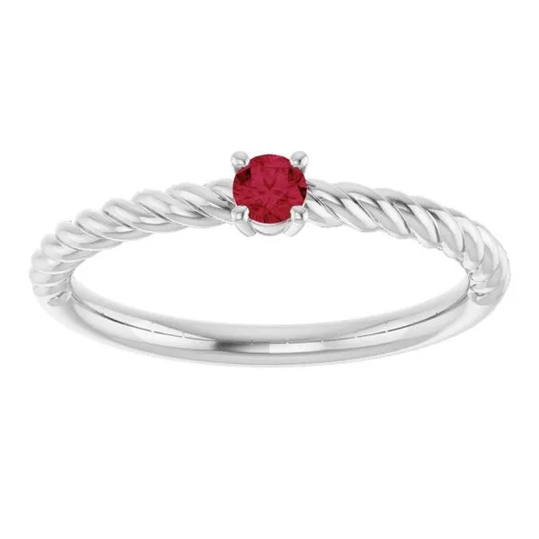 Rope Solitaire Ring Image 3 Cherry Street Jewelers Tulsa, OK