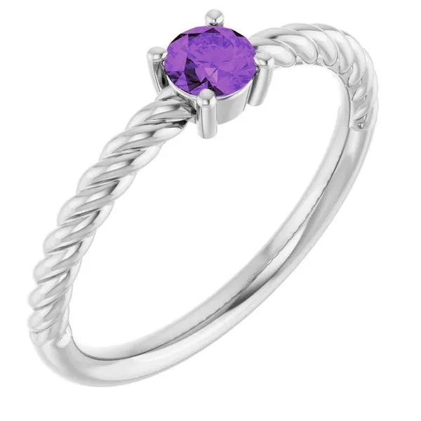 Rope Solitaire Ring Rasmussen Jewelers Spanish Fork, UT
