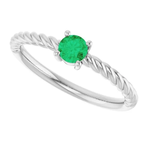 Rope Solitaire Ring Image 5 Cherry Street Jewelers Tulsa, OK