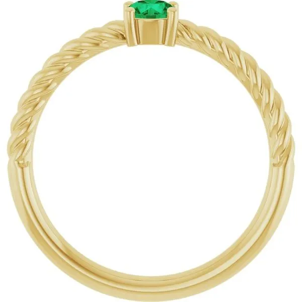 Rope Solitaire Ring Image 2 Smith Jewelers Franklin, VA