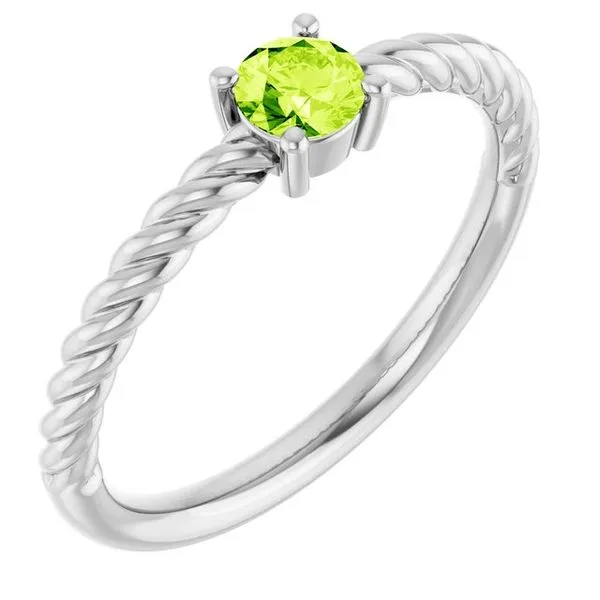 Rope Solitaire Ring Hopman Jewelers Elkhart, IN