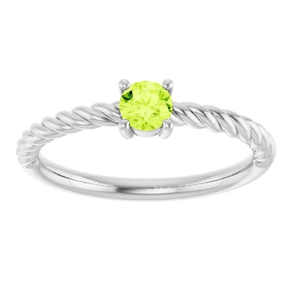 Rope Solitaire Ring Image 3 Arnold's Jewelry and Gifts Logansport, IN