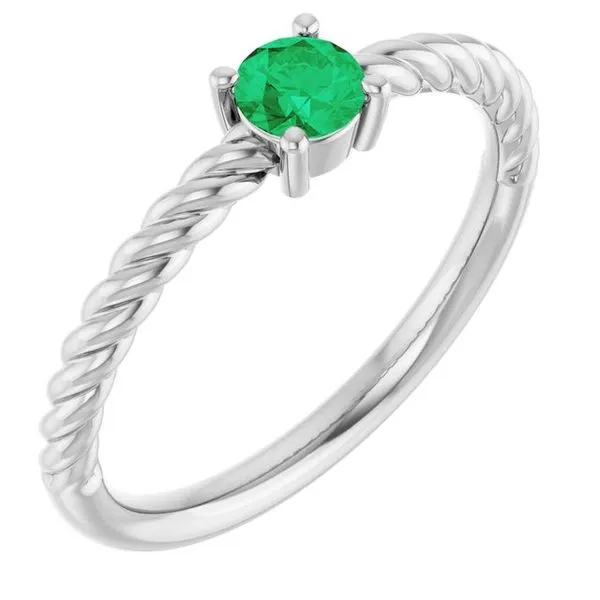 Rope Solitaire Ring Hopman Jewelers Elkhart, IN