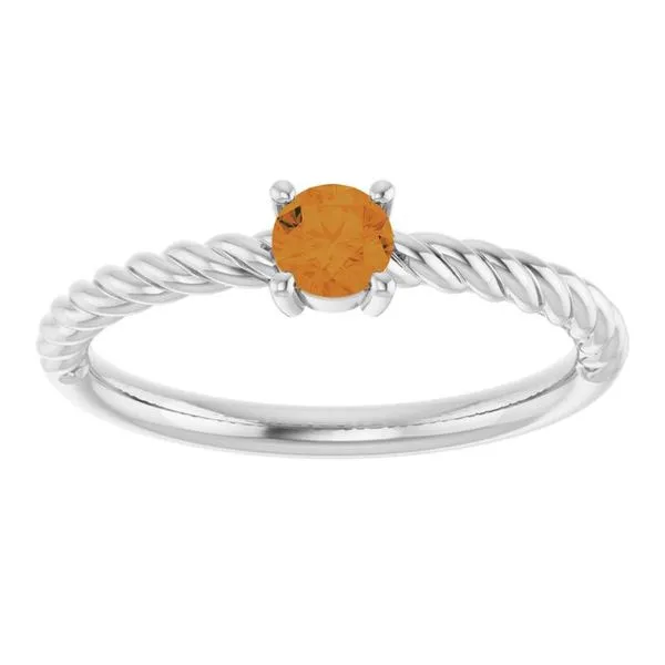 Rope Solitaire Ring Image 3 Rasmussen Jewelers Spanish Fork, UT
