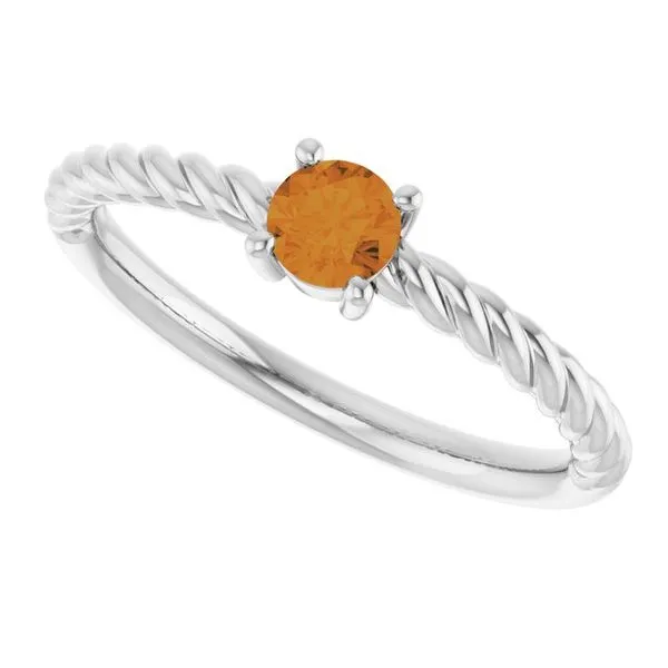 Rope Solitaire Ring Image 5 Rasmussen Jewelers Spanish Fork, UT