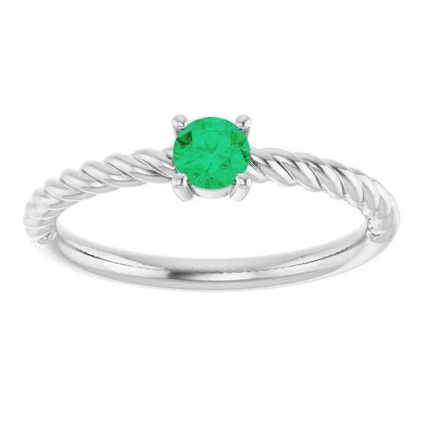 Rope Solitaire Ring Image 4 Cherry Street Jewelers Tulsa, OK