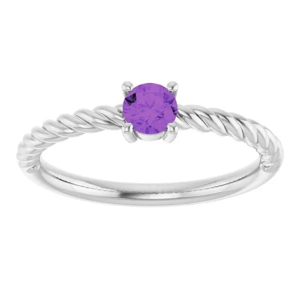 Rope Solitaire Ring Image 3 Rasmussen Jewelers Spanish Fork, UT