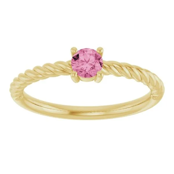 Rope Solitaire Ring Image 3 Jewelry Design Studio Jensen Beach, FL