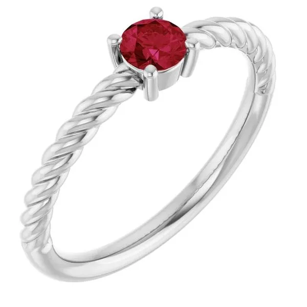Rope Solitaire Ring Arlene's Fine Jewelry Vidalia, GA