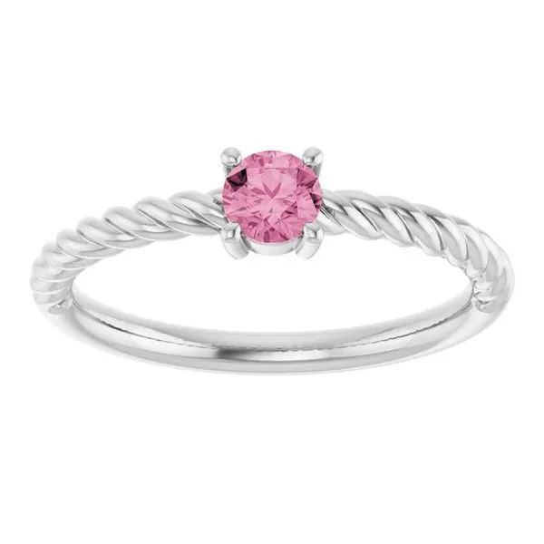 Rope Solitaire Ring Image 4 Hopman Jewelers Elkhart, IN
