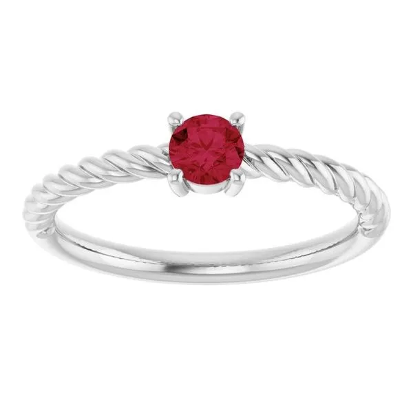 Rope Solitaire Ring Image 3 Cherry Street Jewelers Tulsa, OK