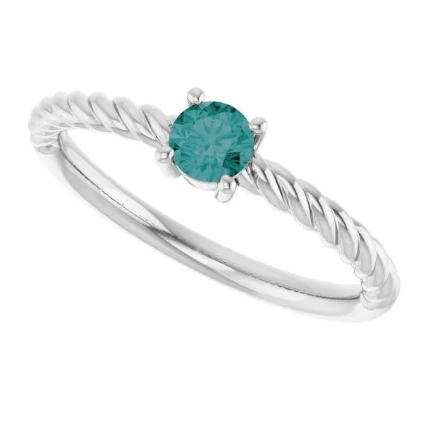 Rope Solitaire Ring Image 5 Arnold's Jewelry and Gifts Logansport, IN