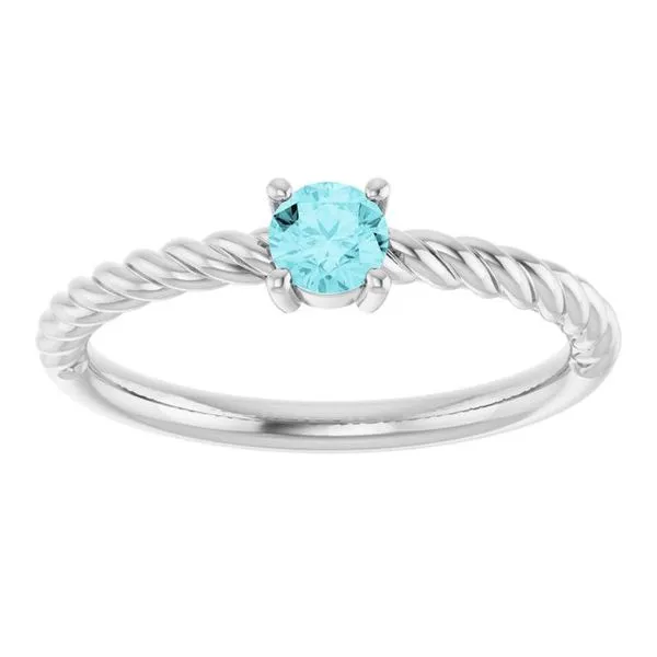 Rope Solitaire Ring Image 4 Moseley Diamond Showcase Inc Lexington, SC